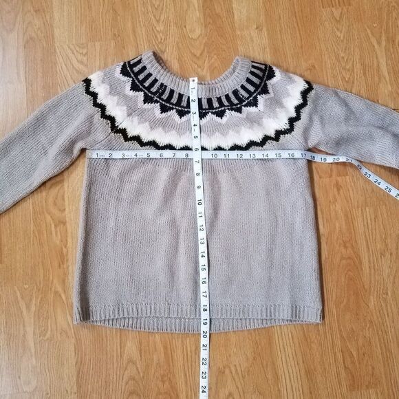 Love by Design Fair Isle Sweater sz Small - Picture 6 of 8
